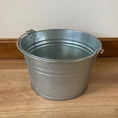 【お譲りします】MUJI 無印良品 トタンバケツ 約7Ｌ　