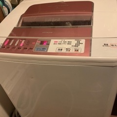 HITACHI 洗濯機 8月6日朝引き取り限定
