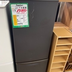 ☆398 Panasonic パナソニック 2ドア冷蔵庫 168L 2018年製 ブラウン系