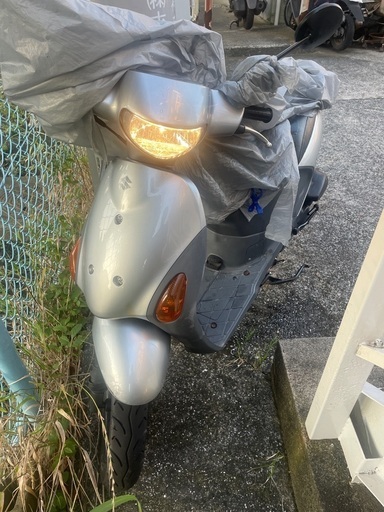 スズキ レッツ4 50cc 4サイクル！！ セル1発始動！タイヤ交換済み