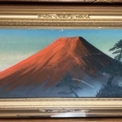 絵画　赤富士