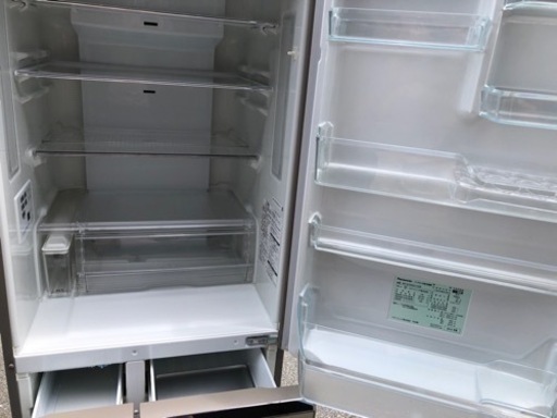 ︎品 Panasonic ノンフロン冷凍冷蔵庫 NR-E430GV-N 2015年製 生活家電