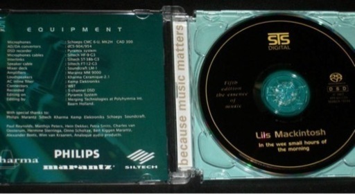 高音質SACDリース・マッキントッシュLILS MACKINTOSH/In The Wee Small Hours Of The Morning◆LIVE◆SACD 激レア 中古品 音かなりいいです