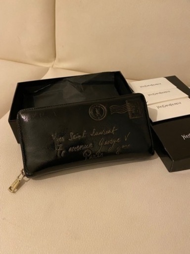 YvesSaintLaurent イヴ・サンローラン 長財布 Yメール レター | loja