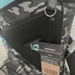 【新品未使用】OMNiX GOLF オムニクスゴルフ オムニックスゴルフ CAMO BLUE Stand Bag 軽量スタンドバッグ クリア スケルトン カモブルー カモライトブルー OM22SSSB-CAMO/LB