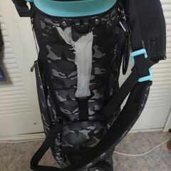【新品未使用】OMNiX GOLF オムニクスゴルフ オムニックスゴルフ CAMO BLUE Stand Bag 軽量スタンドバッグ クリア スケルトン カモブルー カモライトブルー OM22SSSB-CAMO/LB