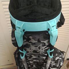 【新品未使用】OMNiX GOLF オムニクスゴルフ オムニックスゴルフ CAMO BLUE Stand Bag 軽量スタンドバッグ クリア スケルトン カモブルー カモライトブルー OM22SSSB-CAMO/LB