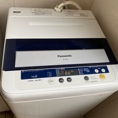 Panasonic 洗濯機　2012年製　NA-F45B5