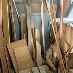 木材色々と家の中の残留物