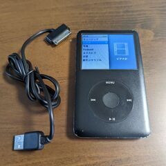 iPod classic 80GB　ケーブル付き Apple