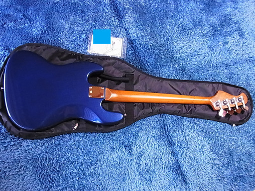 発送方法指示願う　ベースギター バッカス Bacchus BJB-1-RSM/M DLPB（ブルー） 中古