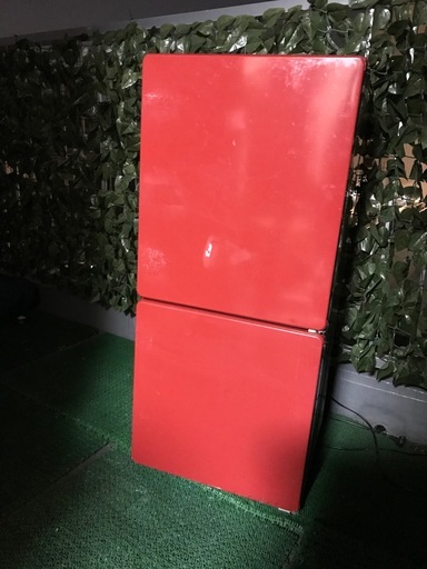 モリタMORITA MR-P1100 ノンフロン冷凍冷蔵庫 110L レッド 2013年製