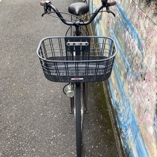 デカいカゴ‼️ママチャリ オートライト 整備済み！