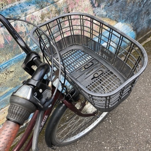 デカいカゴ‼️ママチャリ オートライト 整備済み！