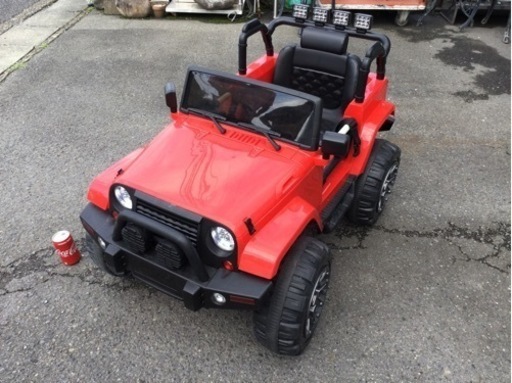 中古　2020年　新規購入　大きい　電動乗用ラジコンカー　WILDジープ　幅78　全長128　　高さ76　 （ｃｍ）　赤色