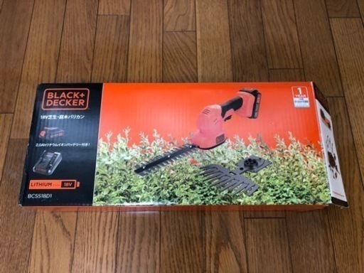 ブラックアンドデッカー 18V芝生・庭木バリカン