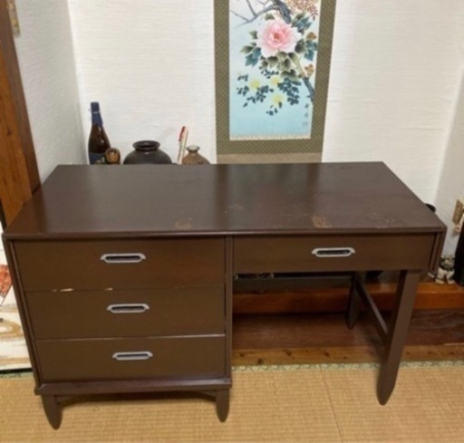Used アメリカン家具　デスク ブラウン　机