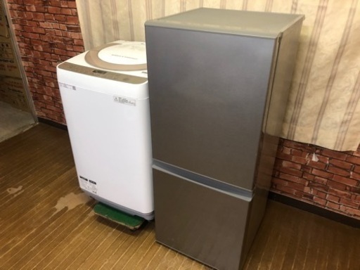 【送料無料】冷蔵庫  洗濯機セット  管理番号7181