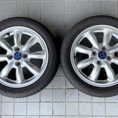 ★美品★ミニライトホイールセット★165/55R15　7.5～8分山
