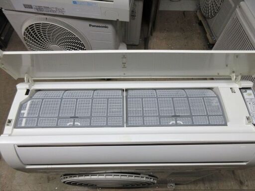 K03381　日立　 中古エアコン　主に6畳用　冷房能力2.2KW ／ 暖房能力　2.2KW