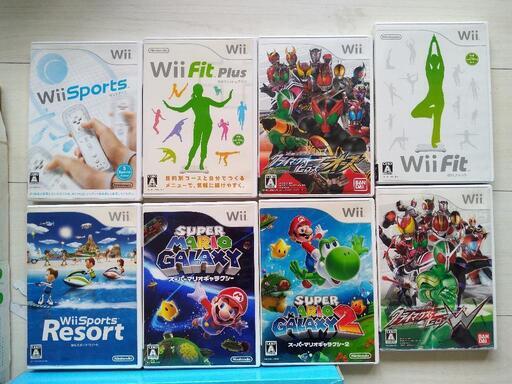 任天堂　Wii  本体　バランスボード　ソフト8本セット