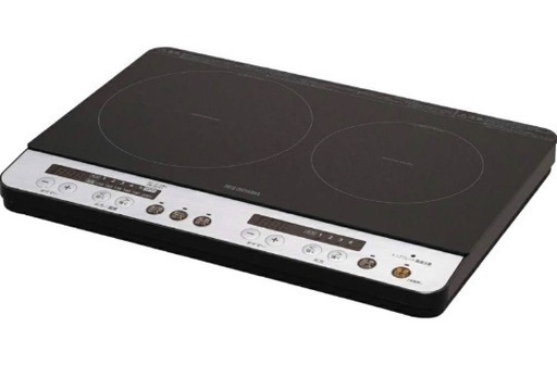 アイリスオーヤマ IHクッキングヒーター 2口 IHコンロ 1400W 卓上