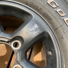 中古】 JWL-T アルミホイールとBF Goodridge 16インチタイヤ