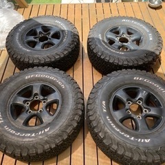 中古】 JWL-T アルミホイールとBF Goodridge 16インチタイヤ