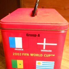 缶ケース 缶バッグ 2002年　FIFA　日韓開催ワールドカップ...