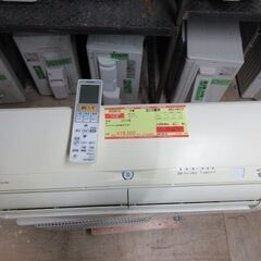 K03413　三菱　 中古エアコン　主に6畳用　冷房能力2.2KW ／ 暖房能力　2.5KW