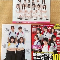 乃木坂46 日経エンターテイメント 付録クリアファイル他中古品です