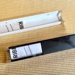 ★譲ります★【IKEA】RIBBA 飾り棚 ホワイト&ブラック ...