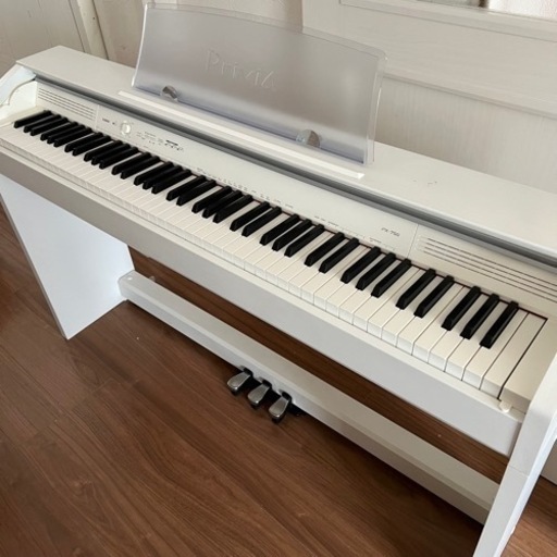 交渉中 電子ピアノ CASIO PX-750WE Privia - 家具