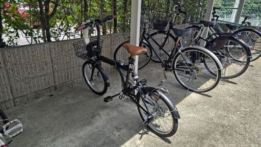 折りたたみギア付き自転車