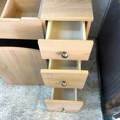 【リサイクルサービス八光　田上店　配達・設置OK】株式会社三栄コーポレーション　ギザ　ドレッサー　デスク