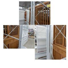 ユニットシェルフ 無印良品/MUJI ライトグレー ワードローブ 帆布バスケット シンプル インテリア ラック 棚 札幌 西野店