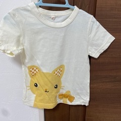 西松屋 ネコちゃん半袖Tシャツ 90