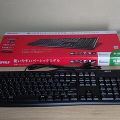 バッファロー USB接続 有線キーボード BSKBU100BK