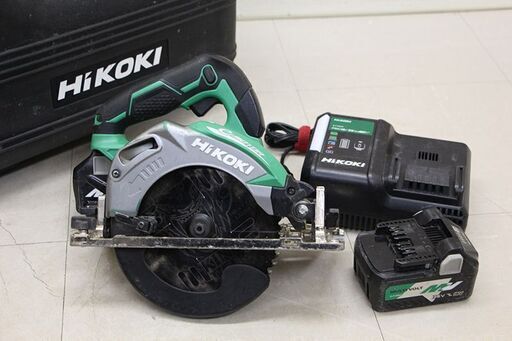 HiKOKI(旧日立工機) コードレス丸のこ C18DBAL (2LXPK) バッテリー 充電器 36V (D4463hnxY)