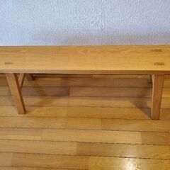 無印良品　ベンチ　オーク材　大 木製ベンチ 小 | 無印良品