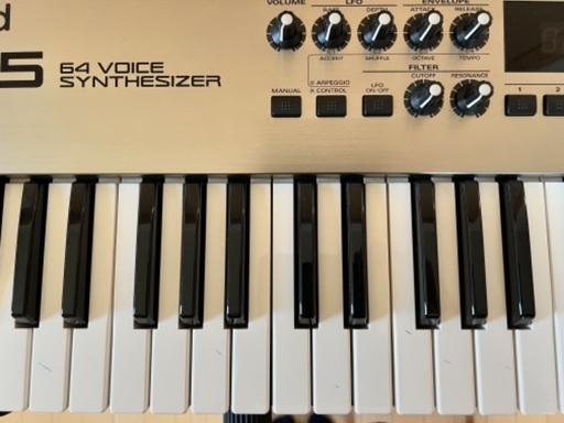 キーボード シンセサイザー Roland RS-5 説明書・ケース