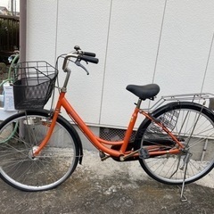 【お取引中】自転車(前輪パンク)