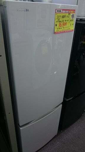 （冷蔵室が大容量の）東芝　2ドア冷蔵庫171L　2018年製　GR-M17BS　高く買取るゾウ八幡東店