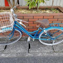 (chariyoshy出品)24インチ自転車　メタリックブルー