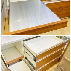 IDC大塚家具 Pamouna パモウナ キッチンボード 幅120cm ソフトクローズ 