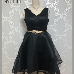 ☆新品☆ 黒 ミニドレス 