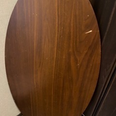 楕円形 日本製フラットヒーター コタツ テーブル