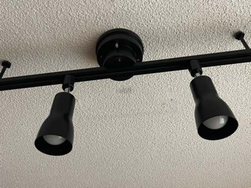 賃貸でもおしゃれに ダクトレール スポットライト2個 ランプ2個セット みらい 豊見城の家具の中古あげます 譲ります ジモティーで不用品の処分