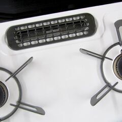 白いガステーブル LPガス HOWARO 2022年製 美品 プロパンガステーブル ET34NJH4-W2 札幌市北区屯田