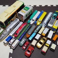 【ジャンク】トミカ、チョロQ等電車、バス、自動車のおもちゃあげます！